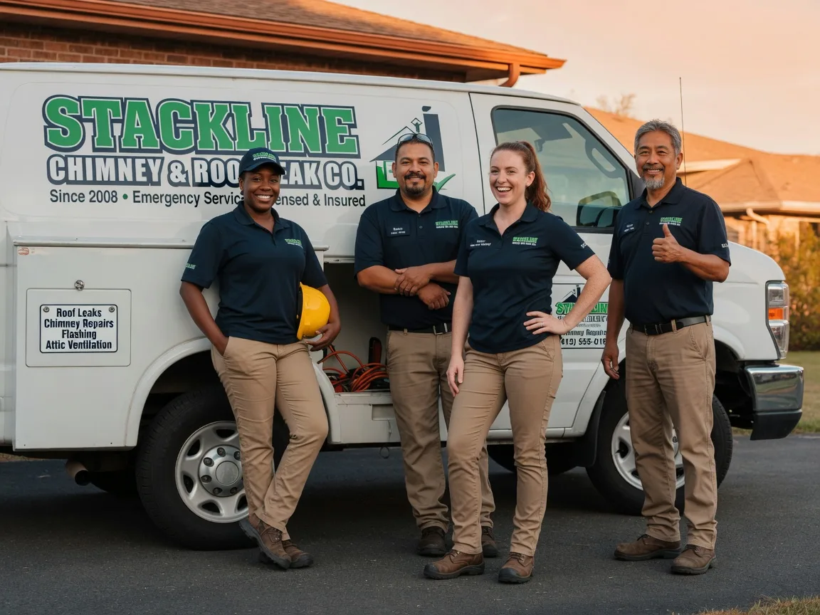 Chimney flashing repair company in York, SC